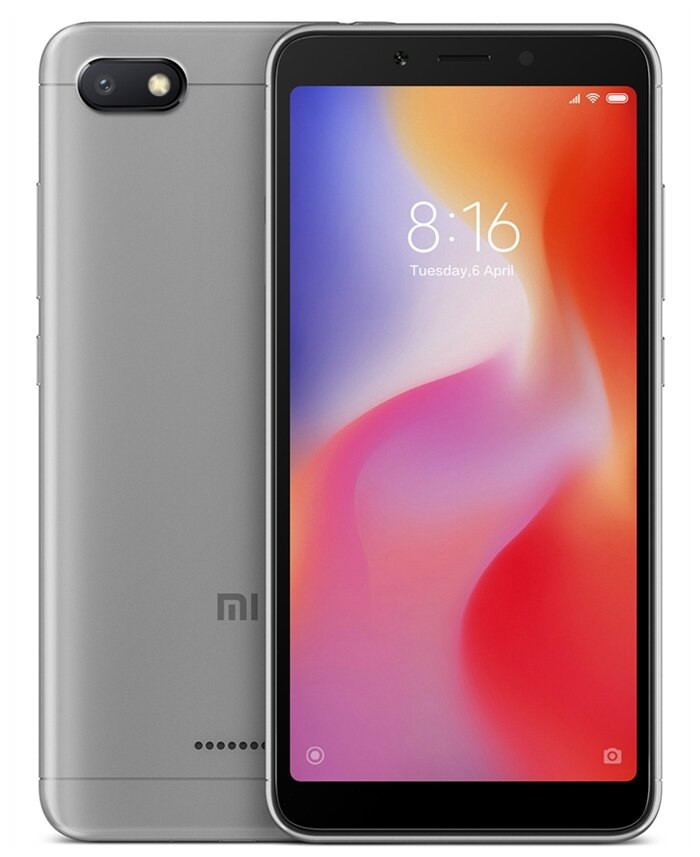 Xiaomi Redmi 6A 2/16GB Grey (Темно-серый) CN Global Rom