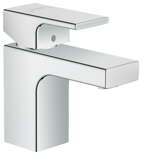 Смеситель для раковины hansgrohe Vernis Shape 70, без сливного гарнитура 71567000, хром