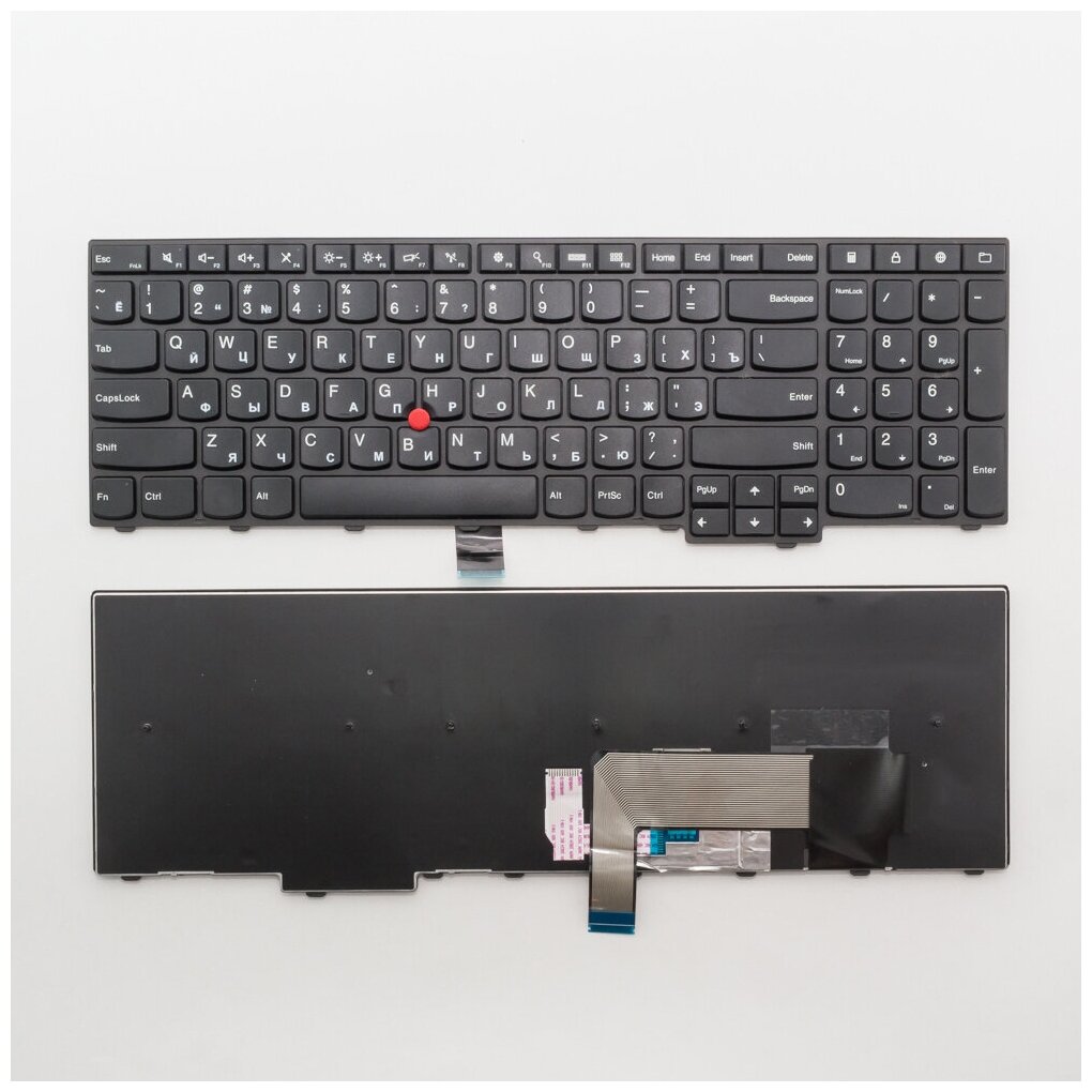 Клавиатура для ноутбука Lenovo ThinkPad Edge E531 E540 T540 T540p черная без подсветки с трекпойнтом
