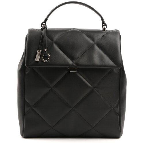 фото Рюкзак fabretti l18274-2, фактура стеганая, черный