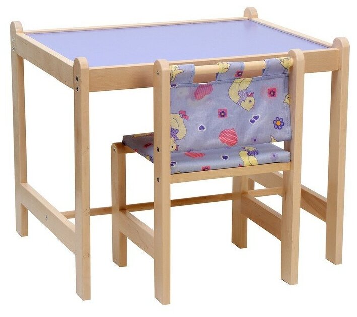 Набор детской мебели: стол + стул «Каспер», «Утки голубые» - фотография № 3