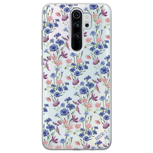 Ультратонкий силиконовый чехол-накладка для Xiaomi Redmi Note 8 Pro с 3D принтом Lovely Cornflowers ультратонкий силиконовый чехол накладка transparent для xiaomi redmi 7 с 3d принтом lovely cornflowers