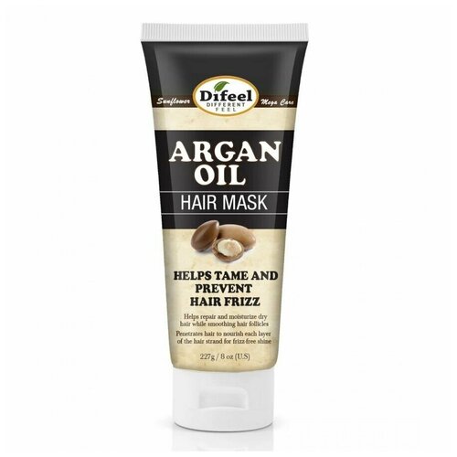 Difeel Питательная маска для волос с аргановым маслом Argan Oil Hair Mask, 236 мл
