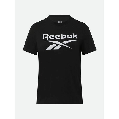 Футболка Reebok ID T-SHIRT, размер 2XS, черный футболка reebok id t shirt размер 2xs розовый