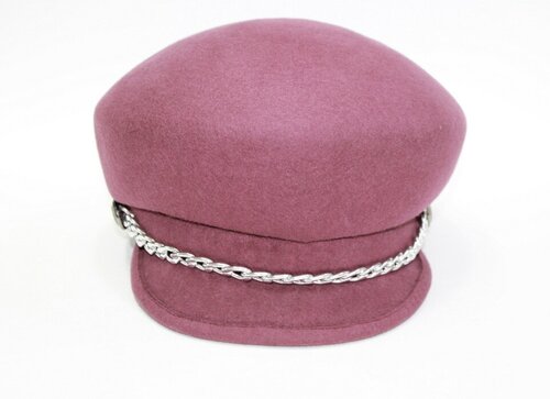 Кепка шлем Мария демисезонная, подкладка, размер 56 - 57, фиолетовый