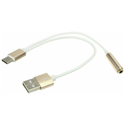 Переходник USB 3.1 Type C - USB 2.0 - J3.5(G) гибкий