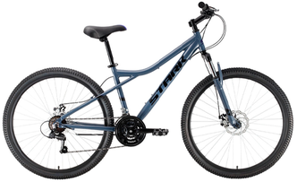 Горный (MTB) велосипед STARK Slash 27.1 D (2021) серый/чёрный 18" (требует финальной сборки)