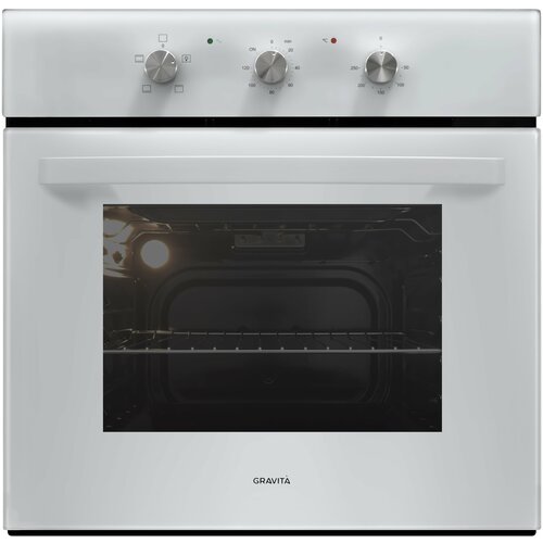 Электрический духовой шкаф GRAVITA AO W60410 цвет белый 1599000₽