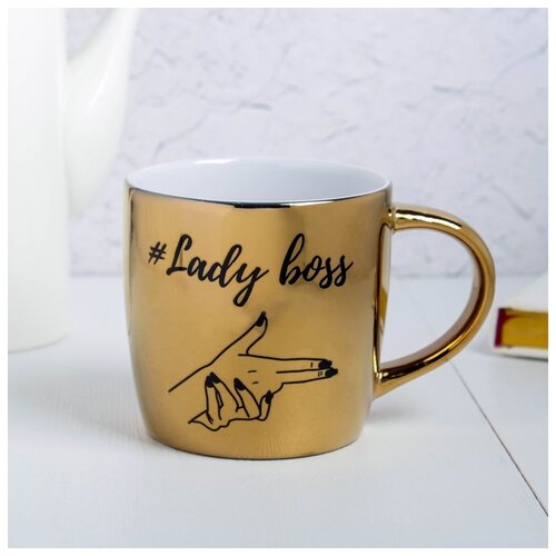 фото Кружка дорого внимание "lady boss", 300 мл