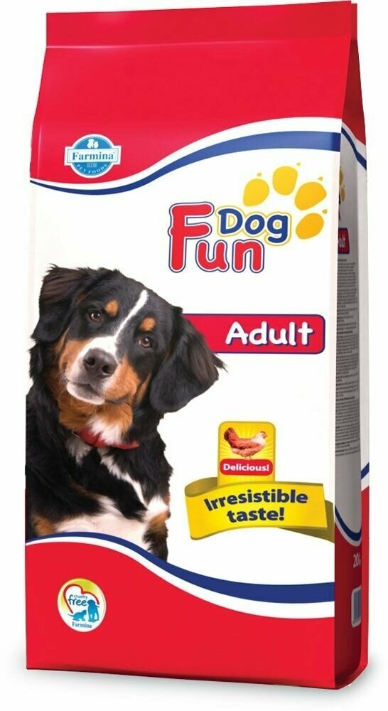 Сухой корм для взрослых собак Farmina Fun Dog Adult с курицей, 10 кг