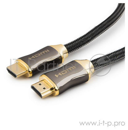 Кабель HDMI 4.5м Cablexpert CC-P-HDMI01-4.5M круглый черный - фото №8