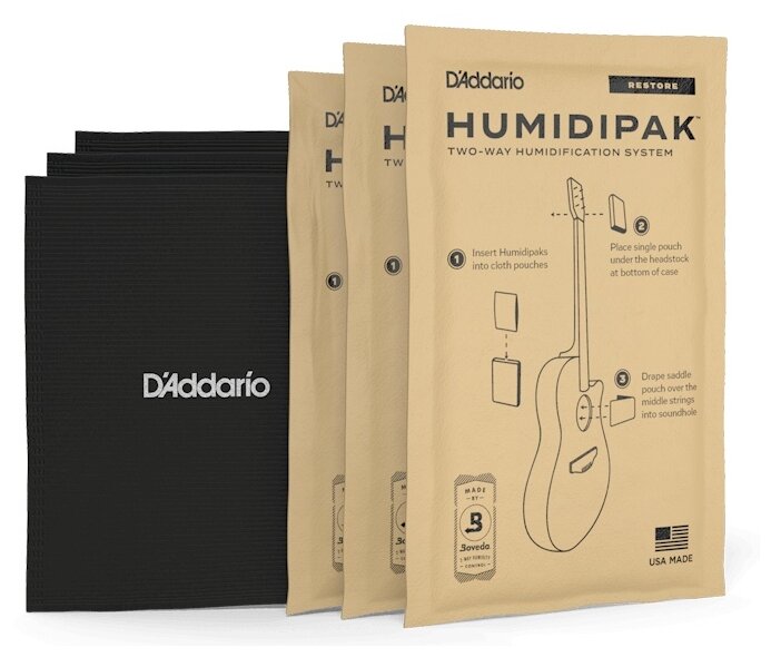 Средство для ухода D'Addario Automatic Humidity Conditioning System PW-HPK-01 черный 3 шт. Planet Waves - фото №3