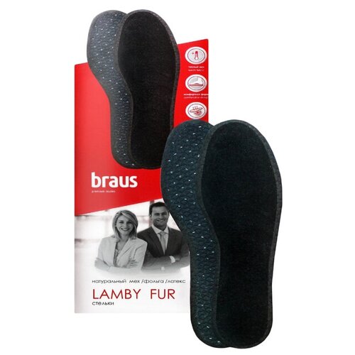 BRAUS Стельки для обуви Braus Lamby Fur, размер 37-38