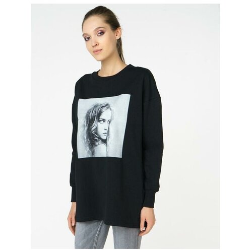 Свитшот Наталья Водянова ZNAKI Z-200_B_NV Черный 44