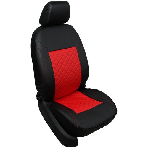 фото Чехлы на сиденья универсальные 3 передних места экокожа автопилот