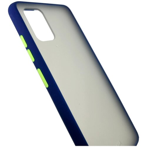 Чехол на смартфон Samsung Galaxy A51 накладка силиконовая с матовой пластиковой спинкой
