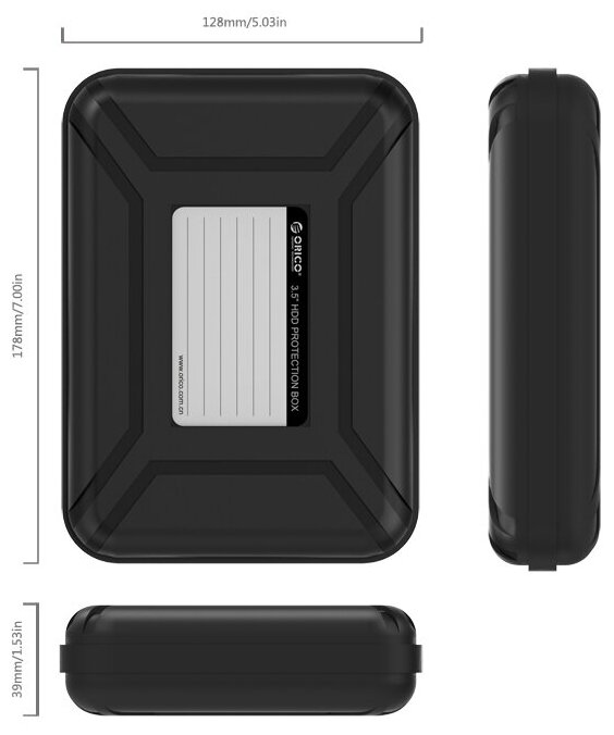 Чехол для HDD Orico PHX-35 (черный)
