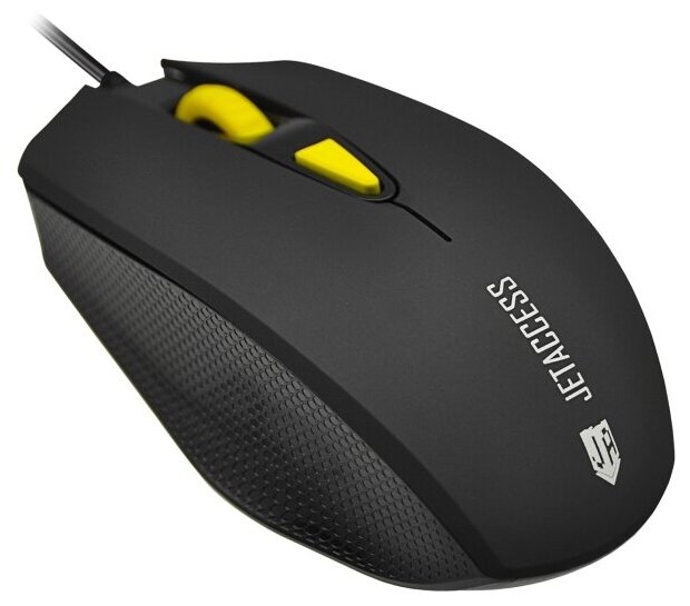 Проводная мышь JetA Comfort OM-U60 чёрная 40080012001600dpi 3 кнопки USB