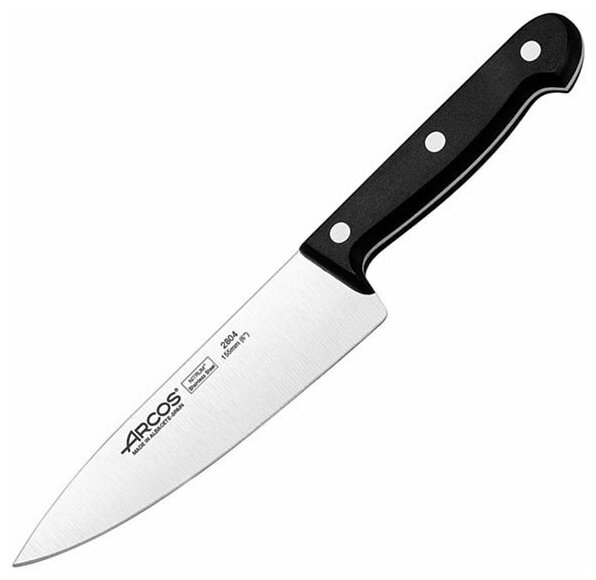 Нож поварской «Универсал» L=26/15.5 см черный ARCOS, 280404