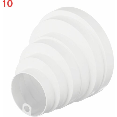 Соединитель для круглых воздуховодов пластиковый d80/100/120/125/150/160 мм (10 шт.)