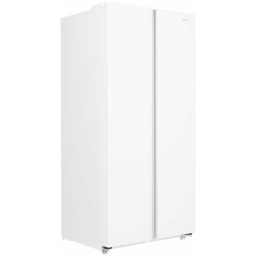 Отдельностоящий холодильник MAUNFELD MFF177NFWE Side by Side белый