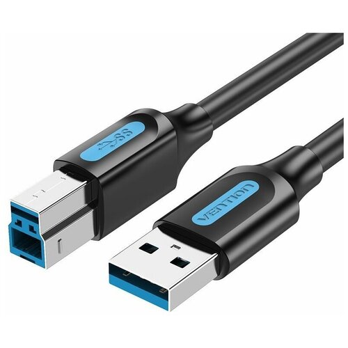 кабель usb a m microusb 3 0 b m 1м vention copbf Кабель USB 3.0 Тип A - B Vention COOBI 3.0