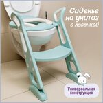 Накладка на унитаз детская с лесенкой Kidwick Octopus - изображение