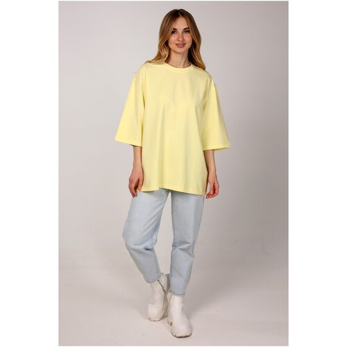 Футболка оверсайз женская, Silver Hands, желтый