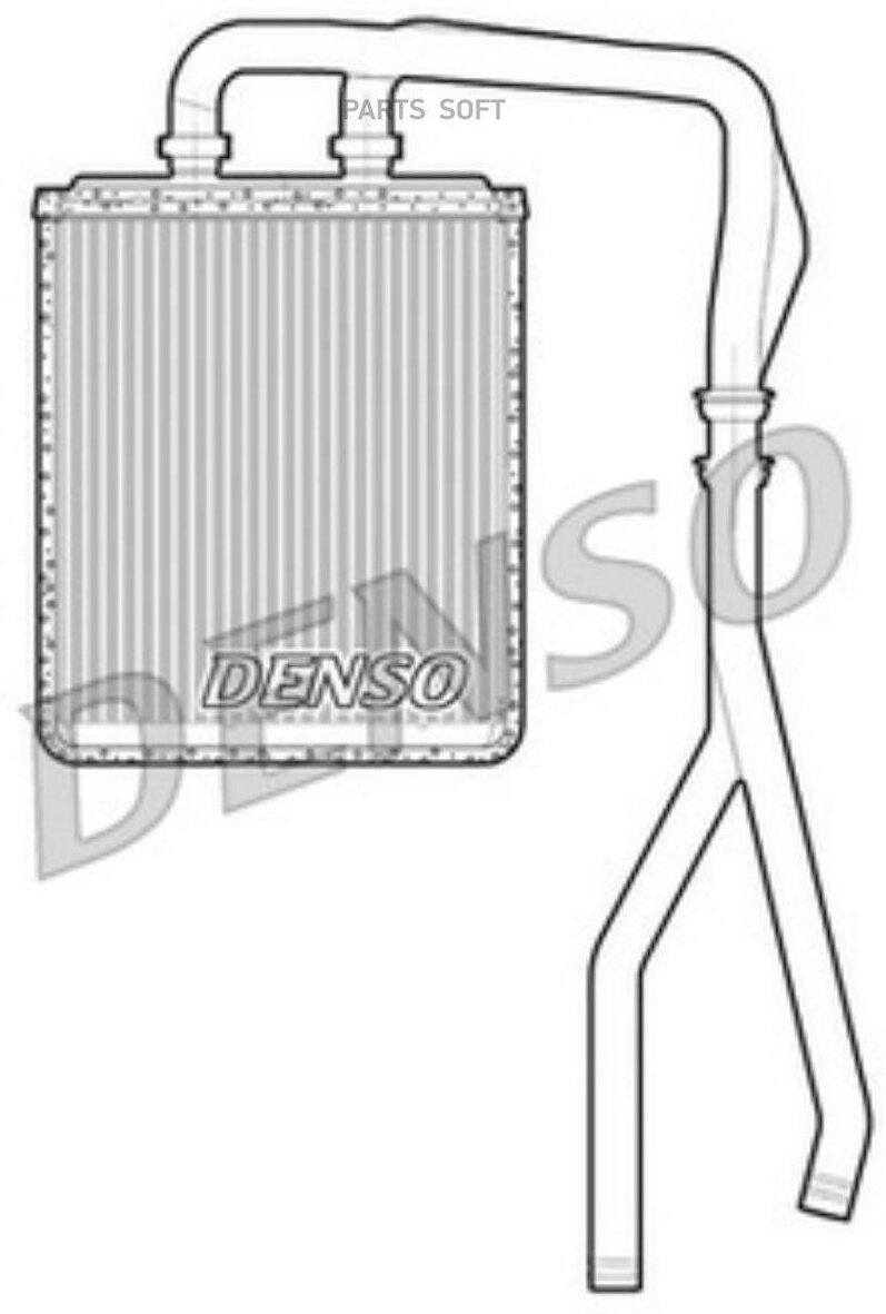 Радиатор Печки Iveco Daily 2007- Denso арт. DRR12010