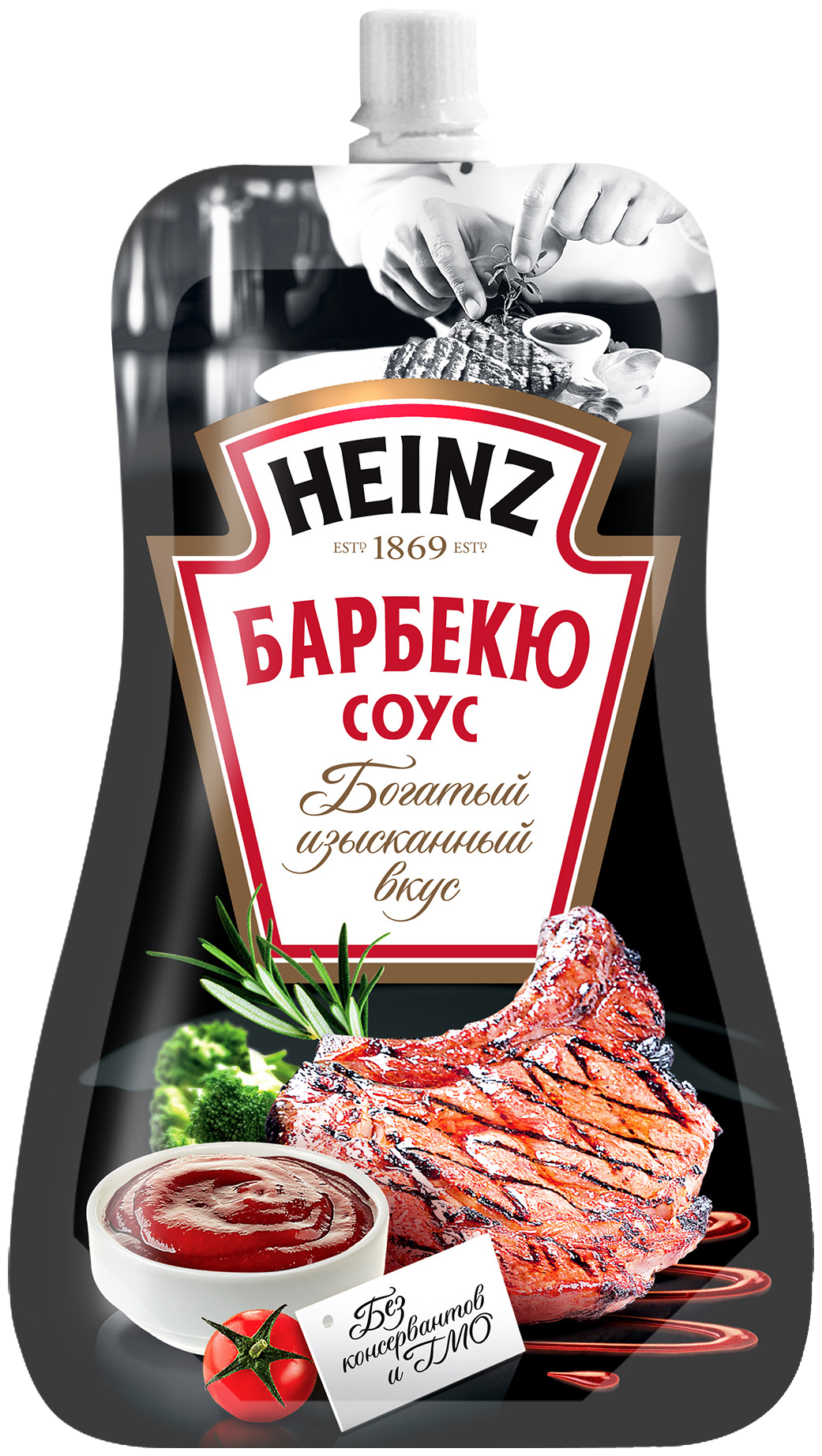 Соус HEINZ Барбекю томатный дой-пак 200 г