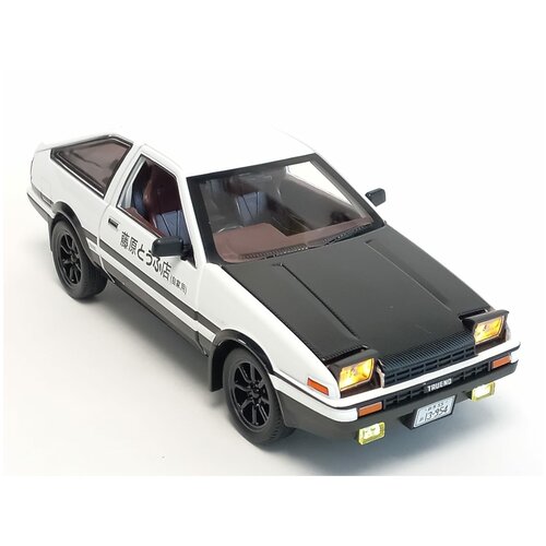 Машинка Toyota Trueno металлическая 1:24 с поднимающимися фарами, свет, звук