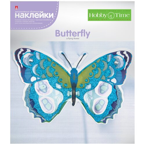 Декоративные наклейки 3D бабочка ВИД 4, Арт. 2-291/04 декоративные наклейки 3d бабочки тропики 4 вида арт 2 140 02