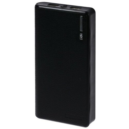 Внешний аккумулятор LuazON PB-26, 15600 мАч, 2 USB, 1/2 А, фонарик, чeрный