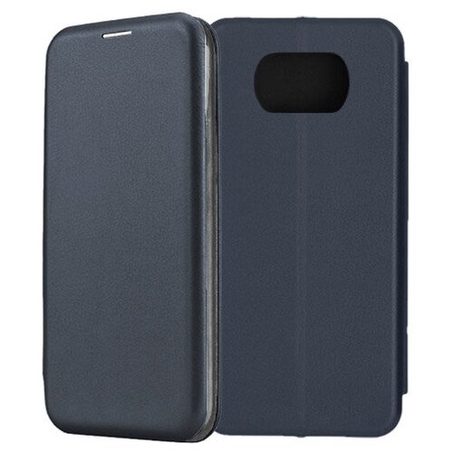 Чехол-книжка Fashion Case для Xiaomi POCO X3 NFC / X3 Pro темно-синий чехол книжка fashion case для xiaomi poco m3 темно красный