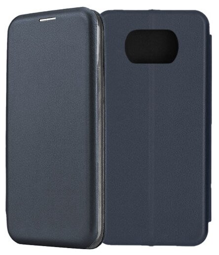 Чехол-книжка Fashion Case для Xiaomi POCO X3 NFC / X3 Pro темно-синий