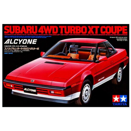 Автомобили Tamiya 24055 Tamiya Subaru 4WD Turbo XT Coupe Alcyone (1:24)