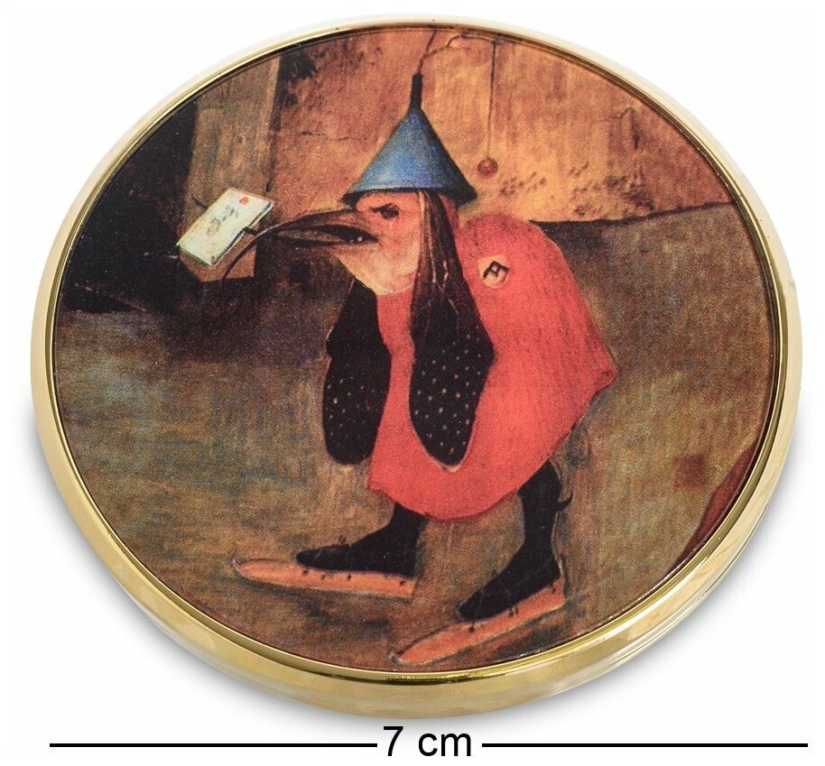 Зеркальце "Искушение Св. Антония" Босх, фрагмент (Museum.Parastone)