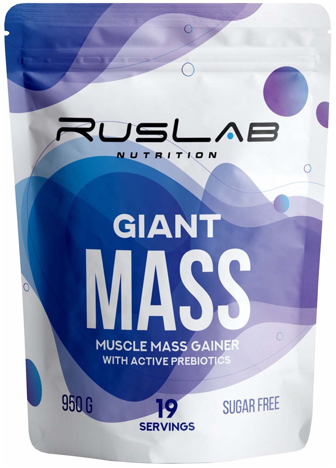 Гейнер GIANT MASS (950 гр), вкус клубника со сливками