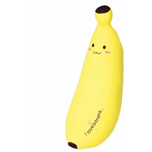 фото Мягкая плюшевая игрушка подушка банан 80 см веселый бананчик good toys