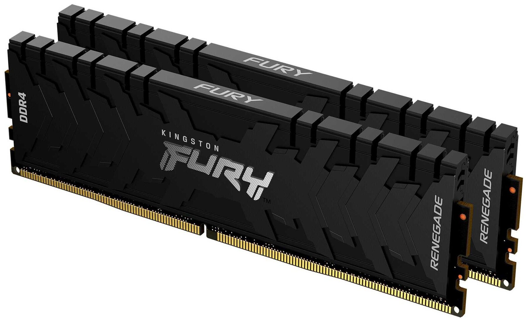 Оперативная память Kingston Fury Renegade Black KF-432C16RB2K2/16 DDR4 - 2x 8ГБ 3200МГц, DIMM, Ret