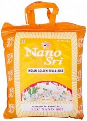 Рис Basmati пропаренный золотистый «Nano Sri» 1 кг