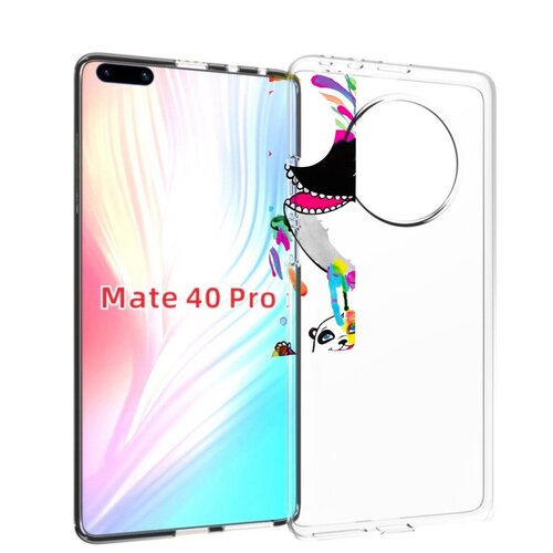 Чехол MyPads Хиппи кит для Huawei Mate 40 Pro (NOH-NX9) задняя-панель-накладка-бампер