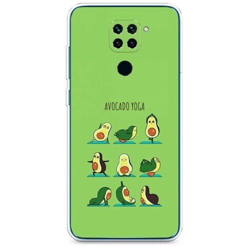 фото Силиконовый чехол "авокадо йога" на xiaomi redmi note 9 / сяоми редми нот 9 case place