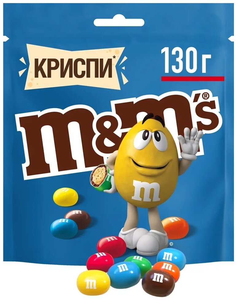 Драже M&Ms Криспи с молочным шоколадом 70г - фото №2