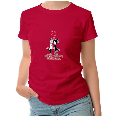 фото Футболка roly, размер l, красный