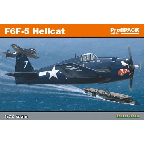 Сборная модель самолёта F6F-5 Hellcat 7077-EDU (1/72)