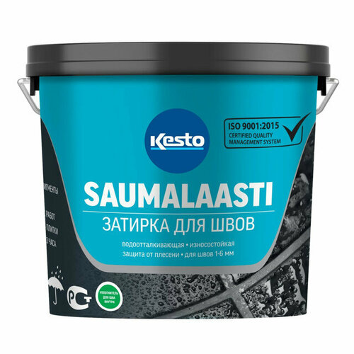 Затирка для швов KESTO 29 Saumalaasti 1-6мм 3кг бежевая, арт. Т3523.003. kiilto saumalaasti 42 сине серый 3кг затирка