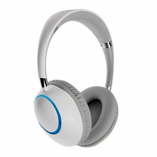 Наушники AKZ K53 беспроводные полноразмерные микрофон подсветка RGB белые 1689₽