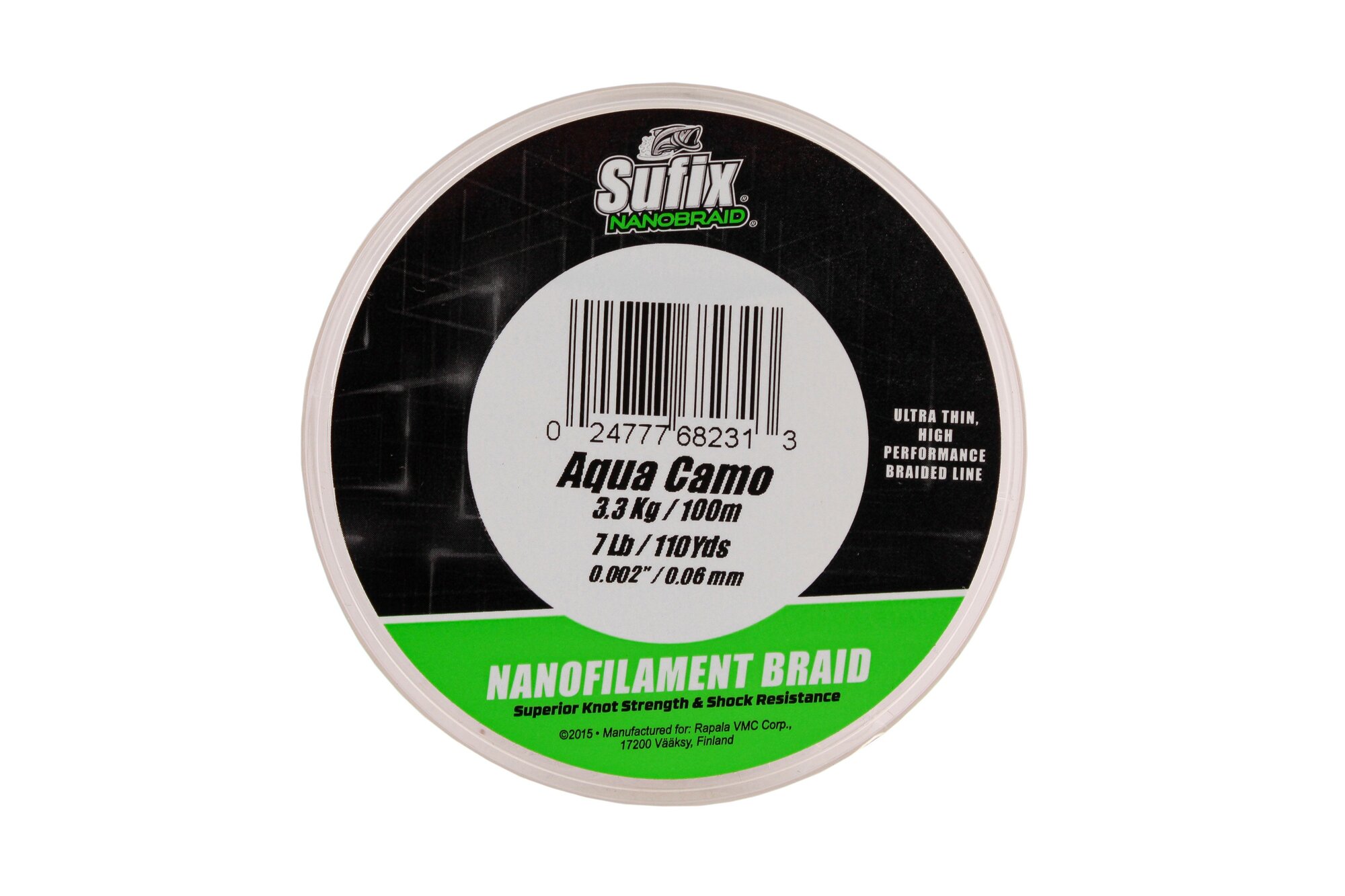 Шнур Sufix Nano Braid camo 100 м 0.06мм 3,3 кг