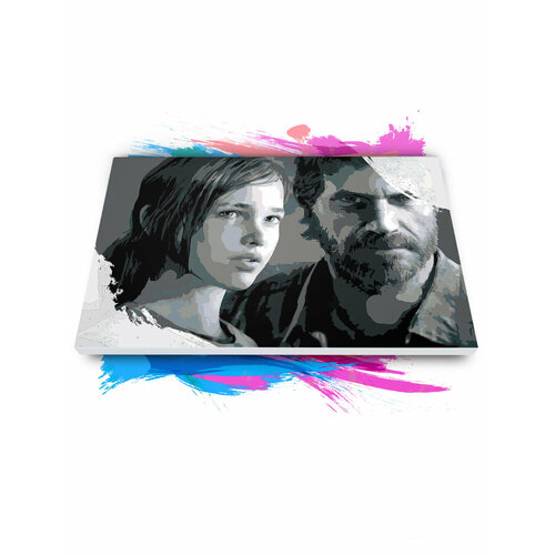 Картина по номерам на холсте The Last of Us, 60 х 90 см картина по номерам на холсте the last of us арт 40 х 60 см